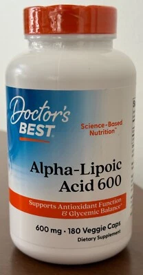 Doctors Best Alpha Lipoic Acid 600 mg  (180 Veggie Capsules) - Image 1 of 2