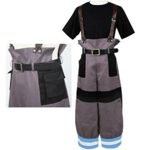 Uniforme de Bomberos de la Fuerza de Bomberos Shinra Kusakabe Cosplay Conjunto Unisex - Imagen 1 de 11