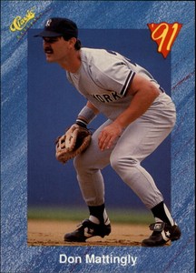 1991 (YANKEES) Classic I #T33 Don Mattingly