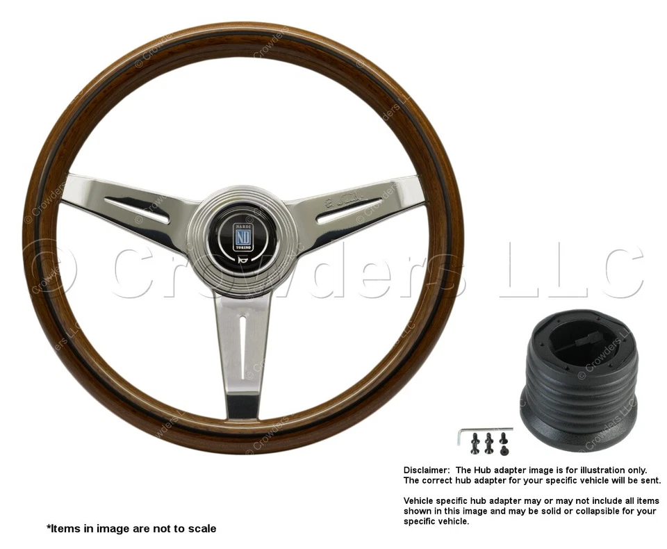 Volante Nardi Classic 340mm + cubo para Audi 80 80 5061.34.3000 + .5405 - Imagem 1 de 1
