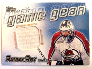 Patrick Roy - Colorado Avalanche- 2000-01 Topps Stars Game Gear Game-Worn Jersey - Picture 1 of 3