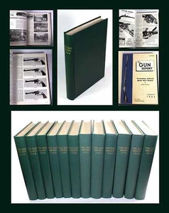 GUN REPORT-12 VOLUME BOUND SET-1961-1977-Firearms History,Pistols,Rifles,Muskets - Picture 1 of 10