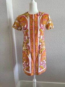 New Trina Turk Arboretum Dress Paisley California Palm Springs Women's Size 2 - Picture 1 of 9