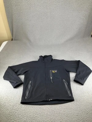 Chaqueta Mountain Hardwear Para Hombre Pequeña Negra Conducto Softshell Ropa Activa Cremallera Completa Foto 1 de 4