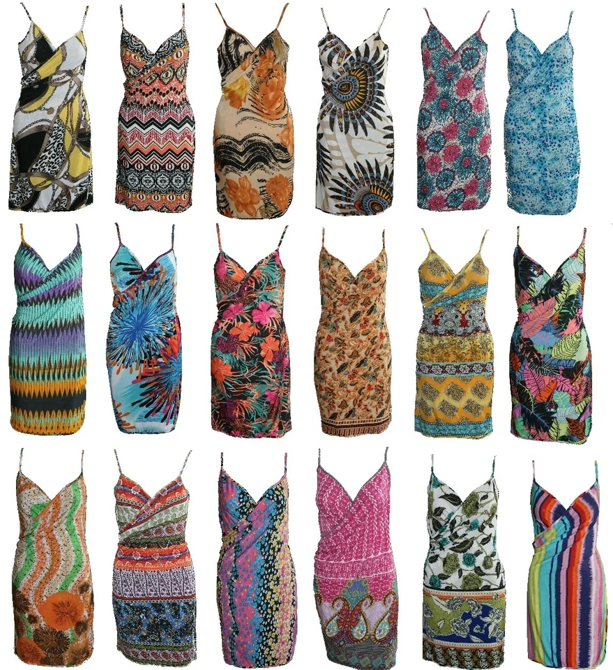 Pareo Sarong Strandtuch Sommer Bikini Wickeltuch Bademode Trägerkleid Tuch Damen - Bild 1 von 1