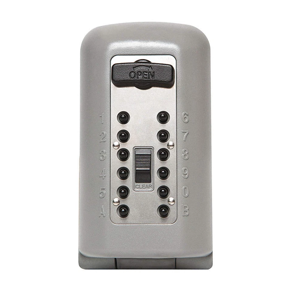KIDDE 2047 Lock Box,Titanium,Push Button,5 Keys 45EU98 - Image 1 of 1