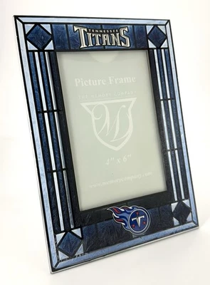 Moldura para quadro NFL Tennessee Titans vitral 4x6 9x6,5 The Memory Company - Imagem 1 de 2