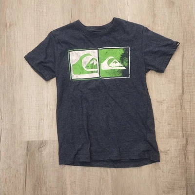 Футболка Quiksilver для мальчиков размер M (10/12) синяя QE24 - Изображение 1 из 4