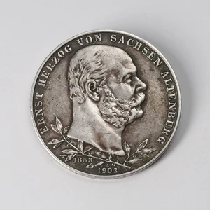 5 Mark Deutsches Reich Ernst Herzog von SACHSEN ALTENBURG 1903 - Bild 1 von 12
