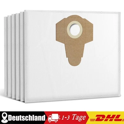 6 Staubsaugerbeutel geeignet für Einhell TE-VC 1925 SA Nass-Trockensauger - Bild 1 von 4