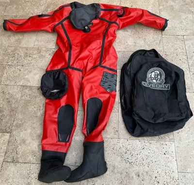 WHITES Haz-Mat Professional Diver Series ~ Dry Suit ~ Public Safety ~ Size MK - Image 1 of 4