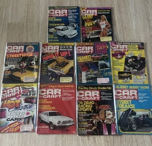 10 Vtg Car Craft Magazine 1970’s - 1990 Mix Lot Hot Rods Street Power Paint Body - Imagen 1 de 5