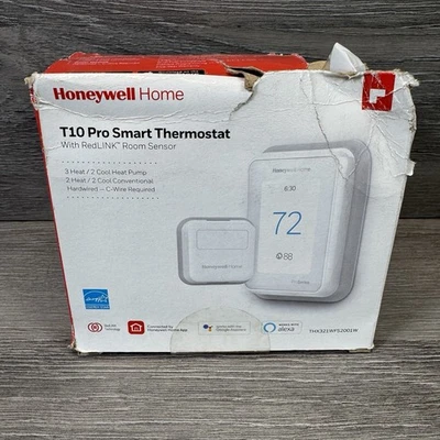 Honeywell Home-Resideo T10  Pro Smart Thermostat Without Sensor THX321WF3003W - Image 1 of 4