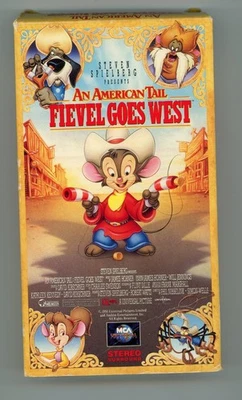An American Tail, Movie, VHS, Fievel Goes West, Preowned, Tape, Animation - Image 1 of 3