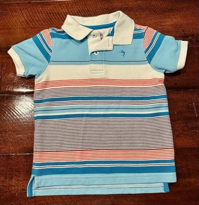 J. Khaki Boys Polo 2T red, white, light blue, navy - Image 1 of 4