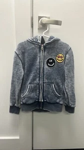 Butter Girls SUPER SOFT HOODIE with patches blue SIZE 4 - Picture 1 of 8