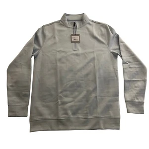 Neu mit Etikett Hickey Freeman Pullover mit Viertelreißverschluss – Größe Small - Bild 1 von 5
