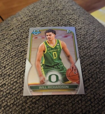 2022-23 Bowman U Basketball Will Richardson #31 1st Oregon Ducks - Image 1 of 2