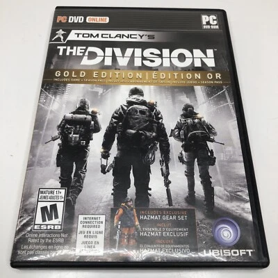 Tom Clancy's * The Division Gold Edition  { PC DVD-ROM} Video Game 4 Disc Set - Image 1 of 4