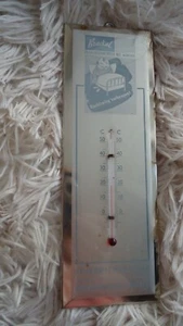 Werbung Thermometer Brackal Franzbranntwein mit Menthol Imoglas Plakatefabrik - Bild 1 von 2