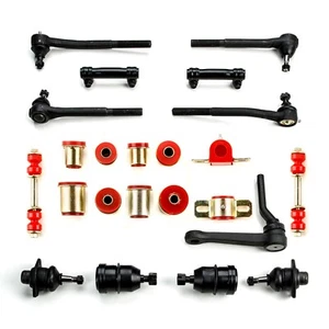 Red Poly Front Suspension Rebuild Kit Idler Arm Fits 1975 - 1979 Chevrolet Nova - Picture 1 of 6