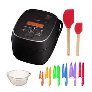 Zojirushi NW-JEC18BA Pressure Induction Heating Rice Cooker with Accessory - Picture 1 of 11