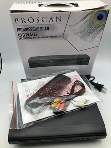 Proscan Progressive Scan DVD Player PDVD1053D w/Remote Control New Open Box - Picture 1 of 12