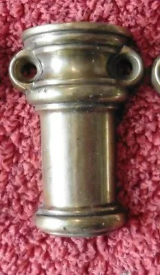 Cast Brass Vintage Door Knob Backplate Embellishment Latch Lamp Part Bracket • 10.93$