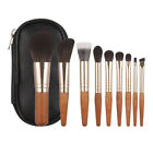 9Pcs Portableb Makeup Brush Set Mini Size Travel Beauty Makeup Tools