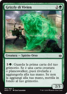 MTG 4x VIVIEN's GRIZZLY EXC - GRIZZLY DI VIVIEN - WAR - MAGIC - Picture 1 of 1