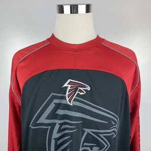 NFL Atlanta Flacons Herren Large rot/schwarz Langarm Rundhals Active Shirt - Bild 1 von 8