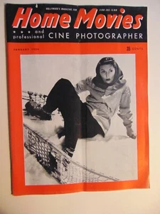 HOME MOVIES and CINE PHOTOGRAPHER Magazine January 1954 - Picture 1 of 1