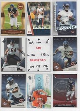 Chicago Bears U-PICK LOT Serial #'d Rookies Jerseys Autos *  CUTLER URLACHER