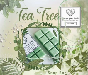 Highly scented wax melts bar, Tea Tree, Aromatherapy,free gift with 3+ bars! - Picture 1 of 2