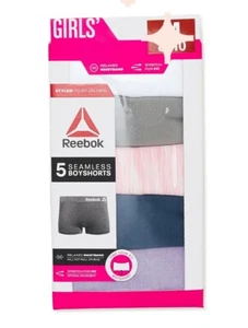 Reebok Mädchen nahtloses Boyshort-Höschen, 5er-Pack groß - Bild 1 von 3