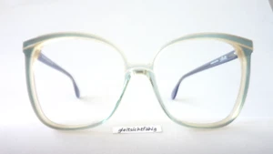 Silhouette Vintage Gafas Mujer Años 70 Azul Pastel Vasos Gigantes 56-16 T. M - Imagen 1 de 5