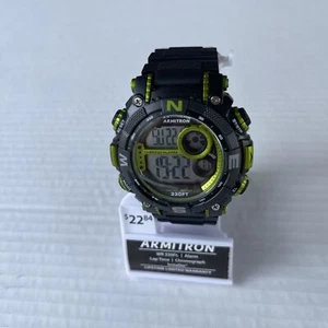 Armitron 40/8284LGN, Reloj Hombre Resina Negra, 100 Metros WR, Cronógrafo, Alarma - Imagen 1 de 13