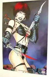 Chastity Poster # 3 NM Chaos Comics CPS03 24x32" OPENED - Picture 1 of 1