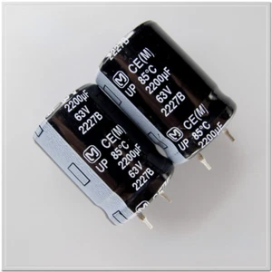 4pcs/20pcs Panas UP series 2200uF/63V2200uF capacitor 22X31 foot pitch 10mm - Picture 1 of 2