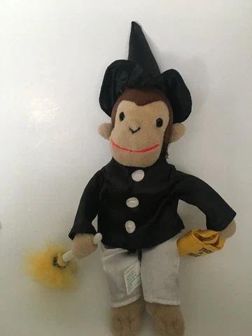 Rare Vintage Curious George Plush Halloween 12" Tall Trick or Treat Bag P11 Cover