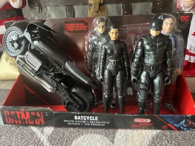 4 figuras de Batman con Batcycle (2022, Spin Master) Foto 1 de 4
