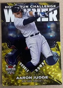 2024 Topps Homerun Challenge Winner Aaron Judge Double Down 38/153 Yankees Gold - Picture 1 of 3