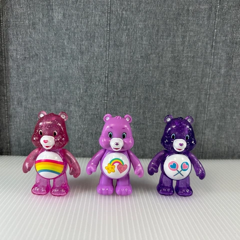 Care Bears Friend Cheer And Share Bear Lot 3" Inch Action Figure Just Play Cover