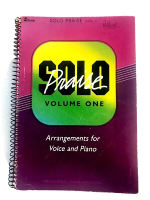 SOLO PRAISE, V. ONE Songbook/Vocal Collection-Lillenas-SPIRAL-MB543 - Image 1 of 4