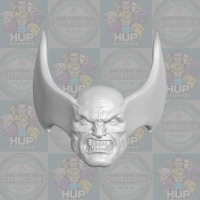HEAD UP STUDIOS Wolverine Marvel vs Capcom v1 custom head for 1:6 1:10 1:12 1:18 Marvel figures