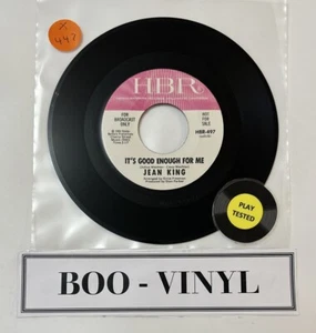 Jean King - It's Good Enough For Me 7” promo Soul Funk vinyl record EX - Imagen 1 de 5