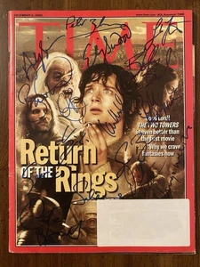 The Lord Of The Rings Cast Signed Autographed Time Magazine By 16 With COA RARE - Picture 1 of 24