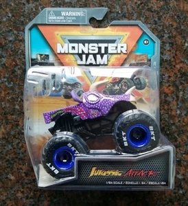 Monster Jam 1/64 - JURASSIC ATTACK PURPLE (SEALED) - Picture 1 of 7