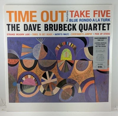 Dave Brubeck Quartet Time Out 12" Clear Vinyl LP Limited Edition DOL705HZ - Image 1 of 4