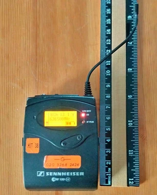 Sennheiser SK100 G3 Bodypack Transmitter - GB 606-648 MHz (for EW100 G3 System) - Image 1 of 4